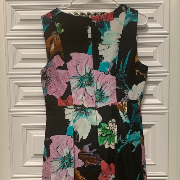 Milly Black Floral Dress - Picture 2 of 4